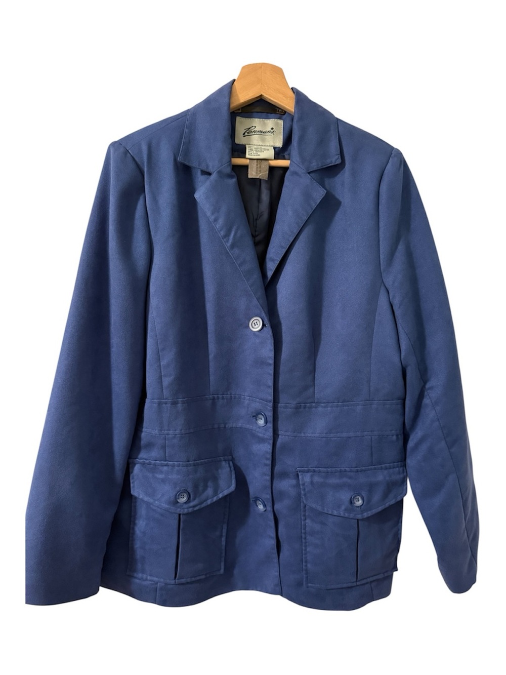 Penmans Women’s Blue Utility Safari Blazer Jacket Size Large 12/14